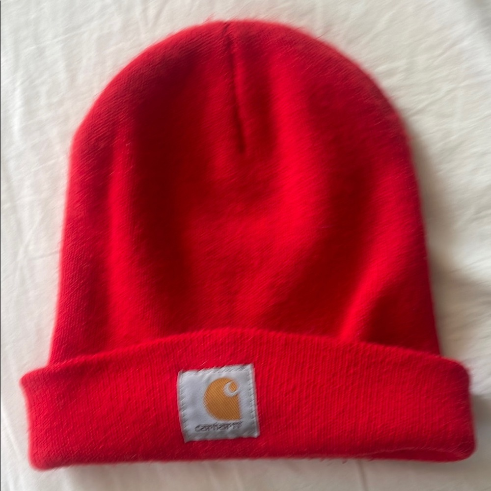 Carhartt Red Beanie